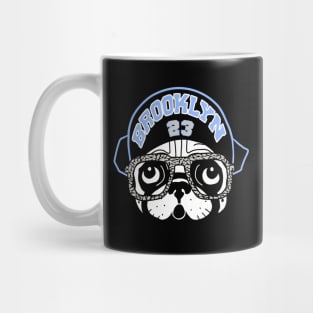 Brooklyn Spike Pug Elephant Skin Carolina Blue Jordan Retro Mug